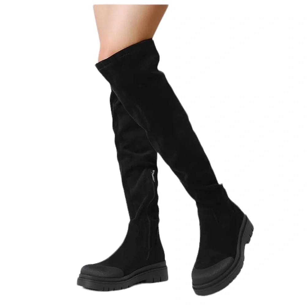DREAM PAIRS Women's Over The Knee Platform Boots